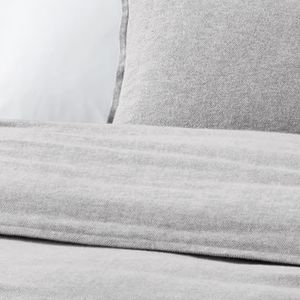 West elm organic flannel herringbone bedding set